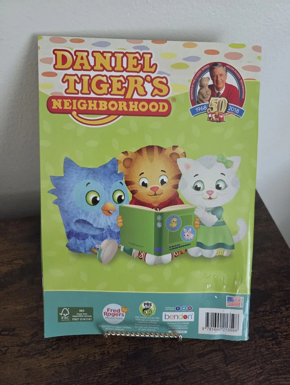 Daniel Tiger Color By Number Activity Book - 2020 Rare HTF
